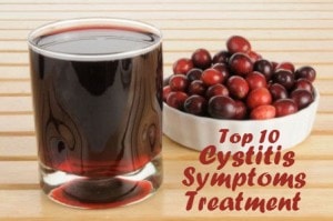 fresh cranberry juice for cystitis symptoms treatment